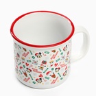 Кружка керамическая новогодняя Merry Christmas, Микки Маус и друзья, 250 мл - Фото 3