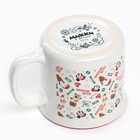Кружка керамическая новогодняя Merry Christmas, Микки Маус и друзья, 250 мл - Фото 6