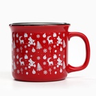 Кружка керамическая новогодняя Happy New Year, Микки Маус и друзья, 250 мл - Фото 4