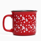 Кружка керамическая новогодняя Happy New Year, Микки Маус и друзья, 250 мл - Фото 5