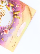 Пакет подарочный вертикальный «С днём Рождения», MS 18×23×10 см - Фото 4