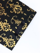 Пакет подарочный вертикальный «Черное золото», MS 18×23×10 см - Фото 4