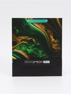 Пакет подарочный ламинированный вертикальный «Мрамор», M 25.5?30?9 см (комплект 2 шт) - фото 67927361