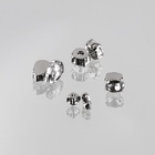 Стразы пришивные «Ассорти», в оправе, набор 50 шт., серебристые - Фото 4