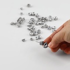 Стразы пришивные «Ассорти», в оправе, набор 50 шт., серебристые - Фото 5