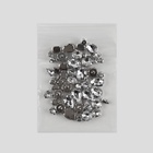 Стразы пришивные «Ассорти», в оправе, набор 50 шт., серебристые - фото 30922876
