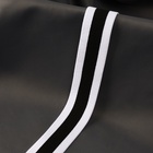 Резинка тканая, мягкая, 40 мм, 4.5±1 м, чёрная, белая - Фото 1