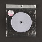 Резинка тканая, мягкая, 40 мм, 4.5±1 м, чёрная, белая - Фото 3