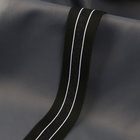 Резинка тканая, мягкая, 40 мм, 4.5±1 м, цвет чёрный, белый, серебряный - Фото 1