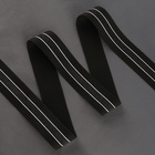 Резинка тканая, мягкая, 40 мм, 4.5±1 м, цвет чёрный, белый, серебряный - Фото 2