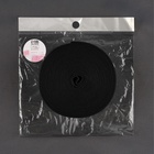 Резинка тканая, мягкая, 40 мм, 4.5±1 м, цвет чёрный, белый, серебряный - Фото 3