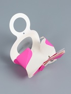 Подарочная коробка в форме сумочки, складная, с бантом и ручкой, ПВХ окно, розовая, 13×6.5×4 см - Фото 4