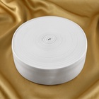 Резинка вязаная, 70 мм, 40±2 м, белая - Фото 3