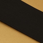 Резинка вязаная, 80 мм, 40±2 м, чёрная - Фото 2