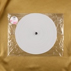 Резинка вязаная, 100 мм, 40±2 м, белая - Фото 4