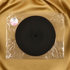 Резинка вязаная, 100 мм, 40±2 м, чёрная - Фото 4