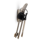 Крючок мебельный CAPPIO PLATE, однорожковый, цвет матовый никель - Фото 3