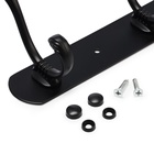 Вешалка CAPPIO CVP014, металлическая, трёхрожковая, цвет черный - Фото 7