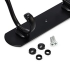 Вешалка CAPPIO CVP014, металлическая, четырехрожковая, цвет черный - Фото 7