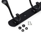 Вешалка CAPPIO CVP014, металлическая, пятирожковая, цвет черный - Фото 7