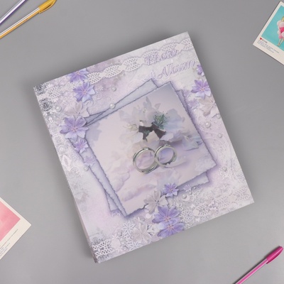 Фотоальбом на 800 фото 10×15 см «Свадебное торжество», в коробке, 5.5×30.5×33.5 см, МИКС