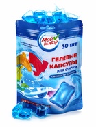 Капсулы для стирки односоставные Мой Выбор «Свежесть океана» 30 шт. по 8 г дойпак - Фото 13