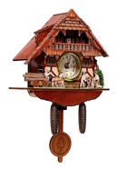 Часы настенные с кукушкой «Поместье», плавный ход, 21.6×14.8×5.5 см 10749702