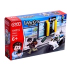 Конструктор блочный для мальчиков Полиция «Погоня на мотоцикле», 106 деталей - Фото 2