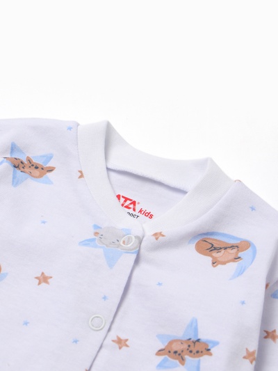 Кофточка детская ATA kids «Сон», рост 62, молочная
