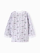 Кофточка детская ATA kids «Зайки», белая/розовая, рост 68 - Фото 4