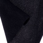 Комплектующая ткань флис черный 160гр/м2 ширина 160 - фото 31018644