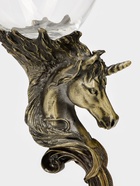 Пивной бокал «Единорог», 21.3×8.5 см, стекло, прозрачный, мельхиор - Фото 5