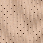 Ткань микровельвет "Горошек", 100% п/э, 140 гр/м2, шир. 150 +/- 5см, цв. бежевый (67 шт) - фото 809500519