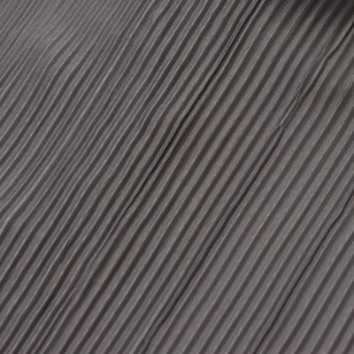 Ткань плательная «Гофре», 100% п/э, 100 г/м², шир.150 ± 5 см, серая