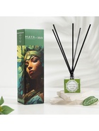 Диффузор ароматический MAYA MOTHER NATURE KISS с палочками, аромат лемонграсса, агавы, мимозы для дома, 50 мл - Фото 3