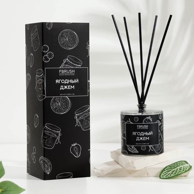 Диффузор ароматический BLACK AROMA HOME "Ягодный джем", 100 мл