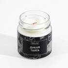 Соевая свеча BLACK AROMA HOME "Дикая тайга", 200 мл - фото 31018664