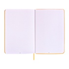 Ежедневник - планер А5, недатированный 200 листов, кожзам, интегральная обложка, софтач, 2 ляссе, резинка, синий - фото 31126658