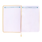 Ежедневник - планер А5, недатированный 200 листов, кожзам, интегральная обложка, софтач, 2 ляссе, резинка, синий - фото 31126651