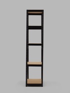 Стеллаж металлический для склада напольный, 5 полок, 180×90×40 см, чёрный - Фото 4