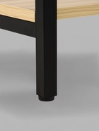 Стеллаж металлический для склада, 5 полок, дерево, 174×89×33 см, чёрный 10650703 - фото 319799790
