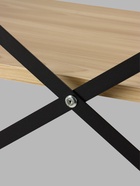 Стеллаж металлический для склада напольный, 5 полок, дерево, 151×60×28 см, чёрный 10650704 - фото 319799796