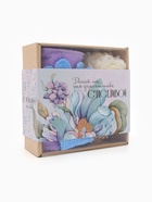 Подарочный набор «Этель. Счастливой», полотенце 35×60 см, мочалка, щётка - Фото 18