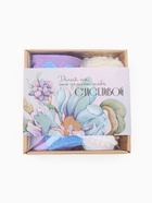 Подарочный набор «Этель. Счастливой», полотенце 35×60 см, мочалка, щётка - Фото 19