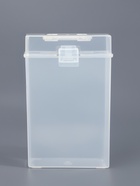 Бокс для хранения мелочей, с ручкой, 16.5×11×6 см, прозрачный - Фото 4