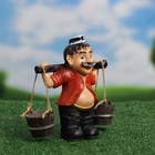 Садовая фигура из полистоуна «Дедушка с ведрами», 20×7×19 см, Greengo - Фото 18