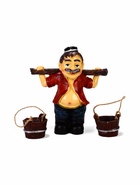 Садовая фигура из полистоуна «Дедушка с ведрами», 20×7×19 см, Greengo - фото 64655437