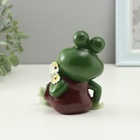 Фигурка полистоун TAKE IT EASY «Лягушка с ромашкой», 7×9.5×11.5 см - Фото 4