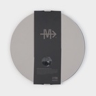 Набор салфеток Magistro, 4 шт., d=28.5 см, подставки под кружку d=10 см, экокожа, двухсторонние, серые - Фото 8