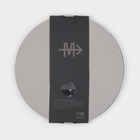 Набор салфеток Magistro, 4 шт., d=28.5 см, подставки под кружку d=10 см, экокожа, двухсторонние, серые - Фото 10